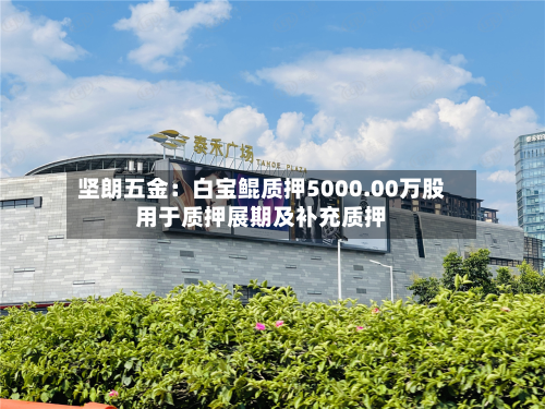 坚朗五金:白宝鲲质押5000.00万股用于质押展期及补充质押-第2张图片