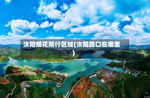 汝阳烟花限行区域(汝阳路口在哪里)