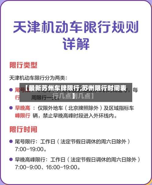【最新苏州车牌限行,苏州限行时间表】