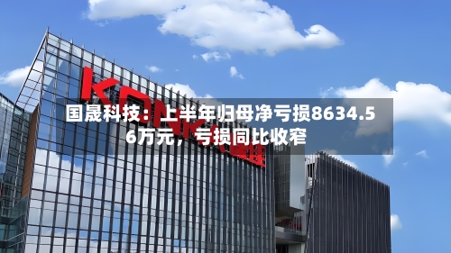 国晟科技:上半年归母净亏损8634.56万元,亏损同比收窄-第2张图片