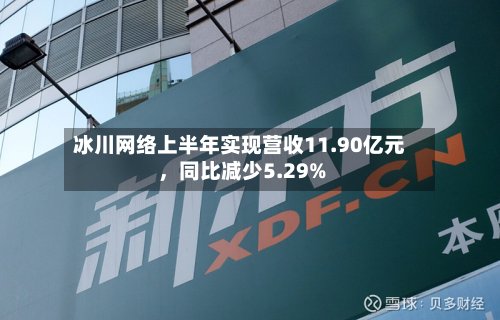 冰川网络上半年实现营收11.90亿元,同比减少5.29%-第3张图片