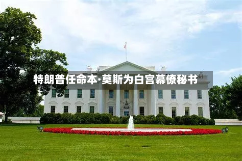特朗普任命本·莫斯为白宫幕僚秘书-第2张图片