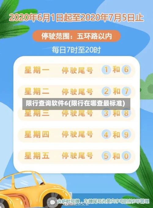 限行查询软件6(限行在哪查最标准)-第3张图片