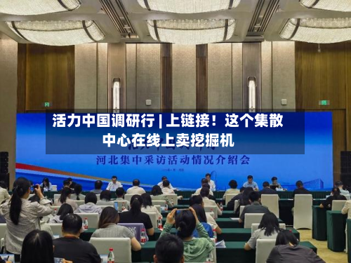 活力中国调研行 | 上链接!这个集散中心在线上卖挖掘机-第2张图片