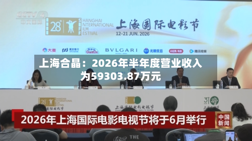 上海合晶：2026年半年度营业收入为59303.87万元-第1张图片