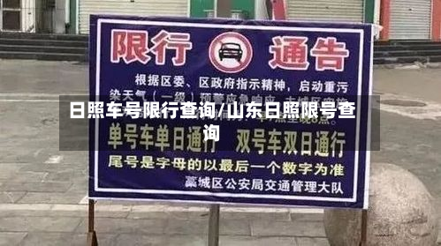 日照车号限行查询/山东日照限号查询